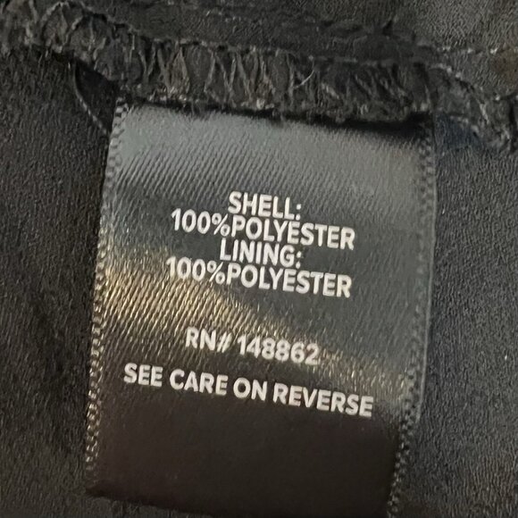 Torrid 2 Top Lurex Star Surplice Ruffle Hem Black Plus Size 2X V Neck Long Slv - Picture 10 of 14